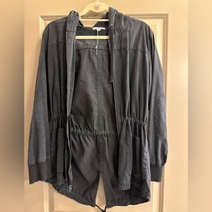 James Perse Light Utility Jacket - Navy Blue